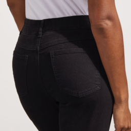 Tribal Sophia 5 Pkt Curvy Straight Leg Jeans Black 75720-5050-0002