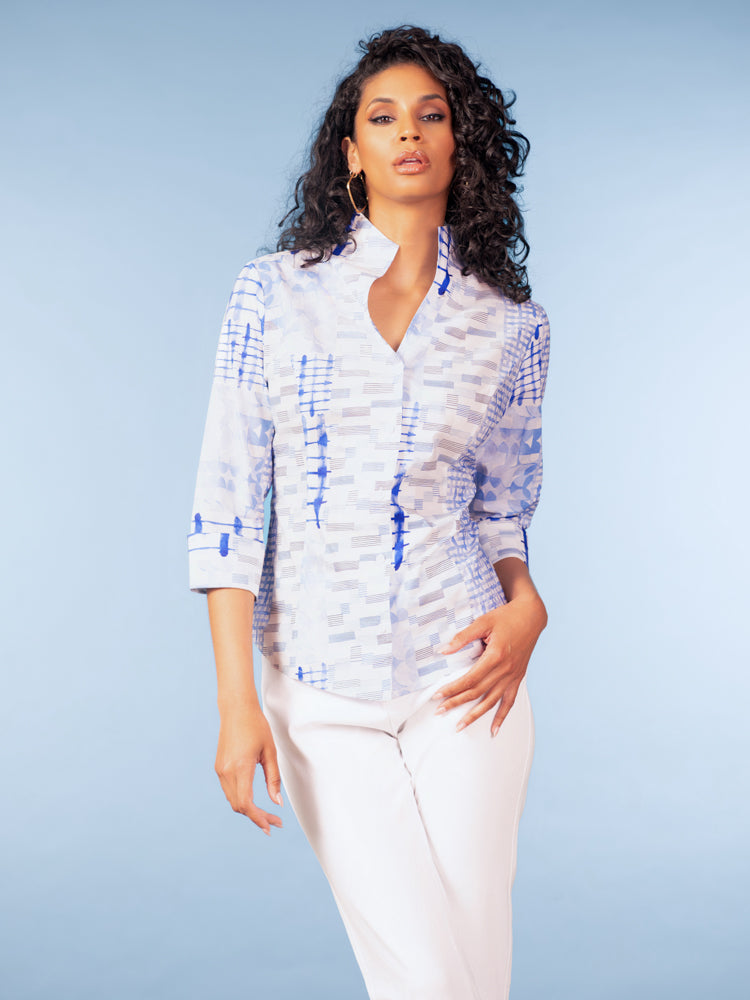 Alison Sheri Blouse Blue A47175