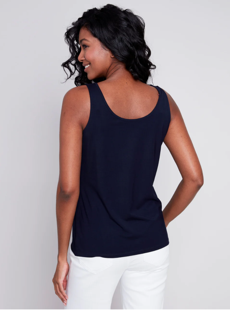 Charlie B Reversible Cami Navy C1243A-730A-117