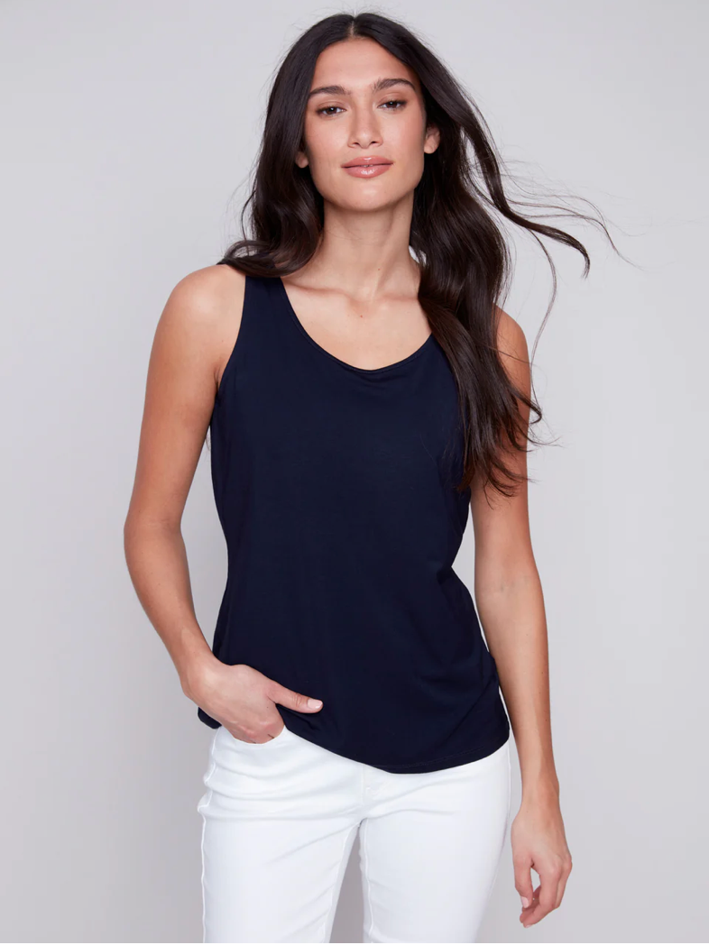 Charlie B Reversible Cami Navy C1243A-730A-117