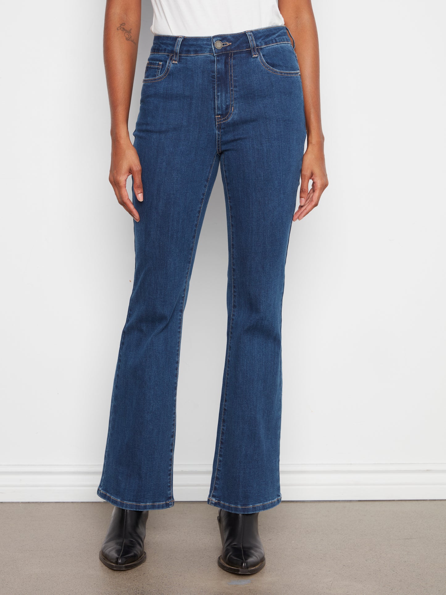 Charlie B Celine Flare Leg Jeans Indigo C5629J-431A-007