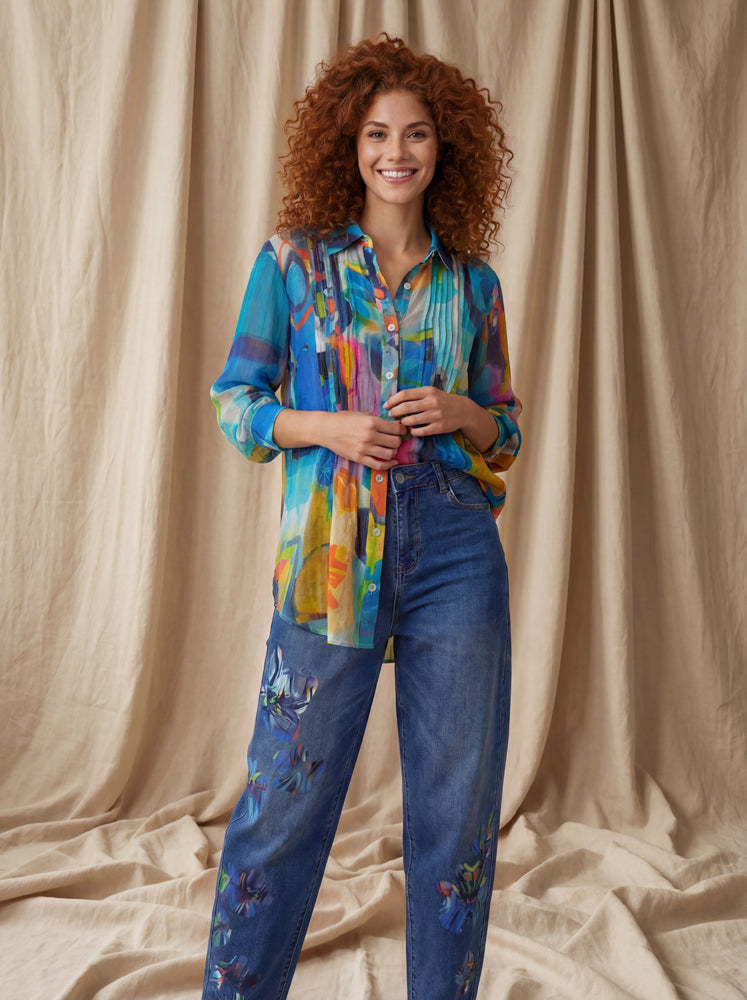 Claire Desjardins L/S Blouse "Insatiable" CP1315