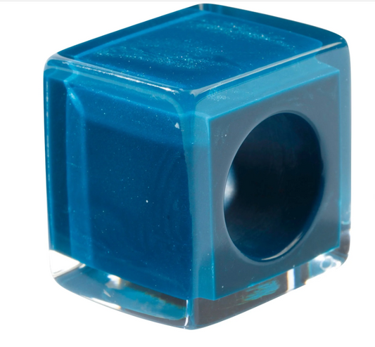 Zsiska Bliss Vive Series Square Bead Teal/Clear CTEAL