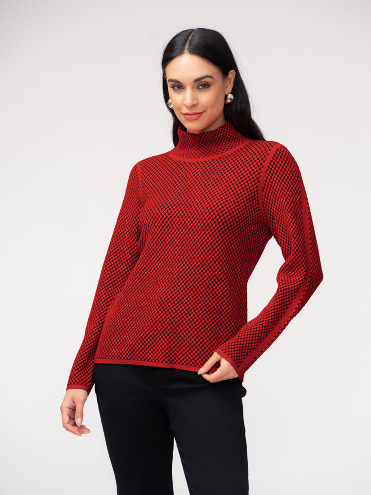 Elena Wang Sweater Red EW37058