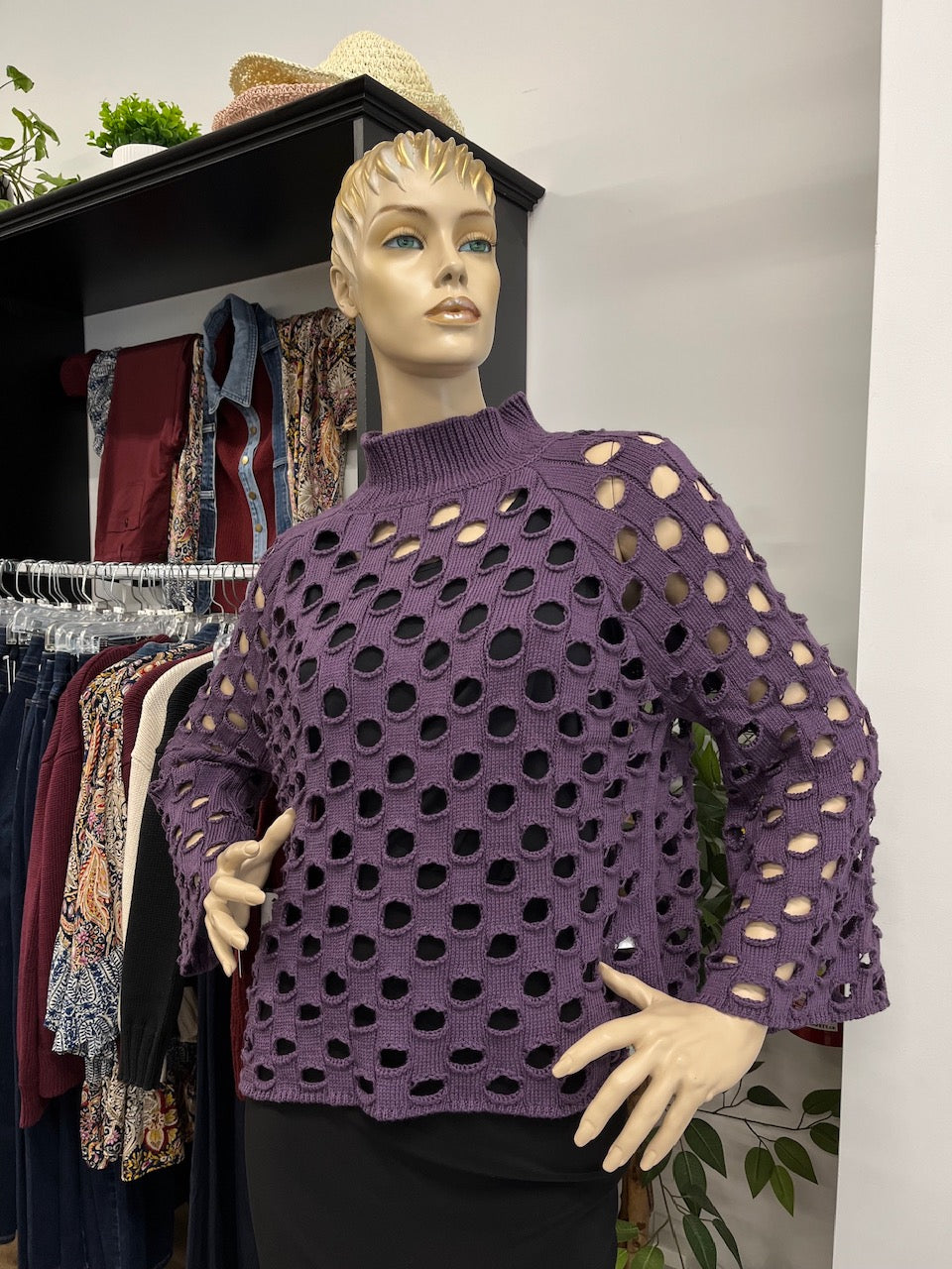 Shannon Passero Tara Pullover Cosmo Purple 5971