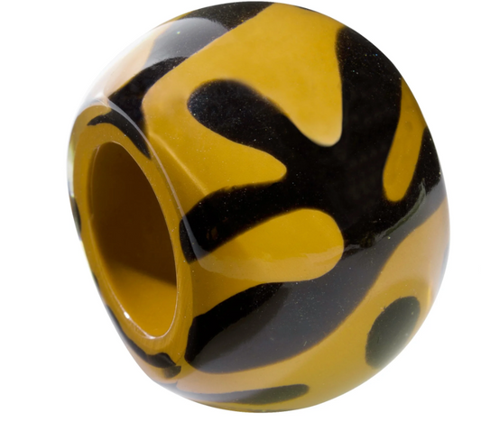 Zsiska Bliss Series Round Bead Gold/Black MUSEE57
