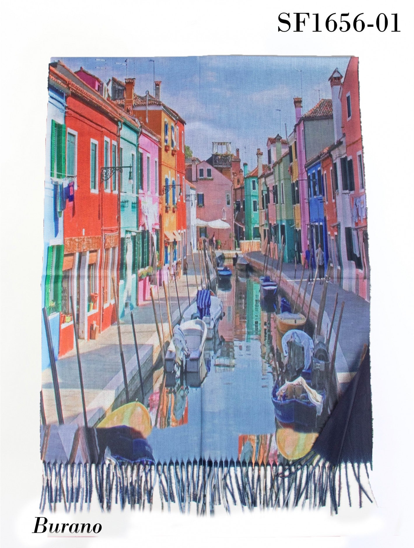 Cherie Bliss Oil Painting Scarf SF1656-01