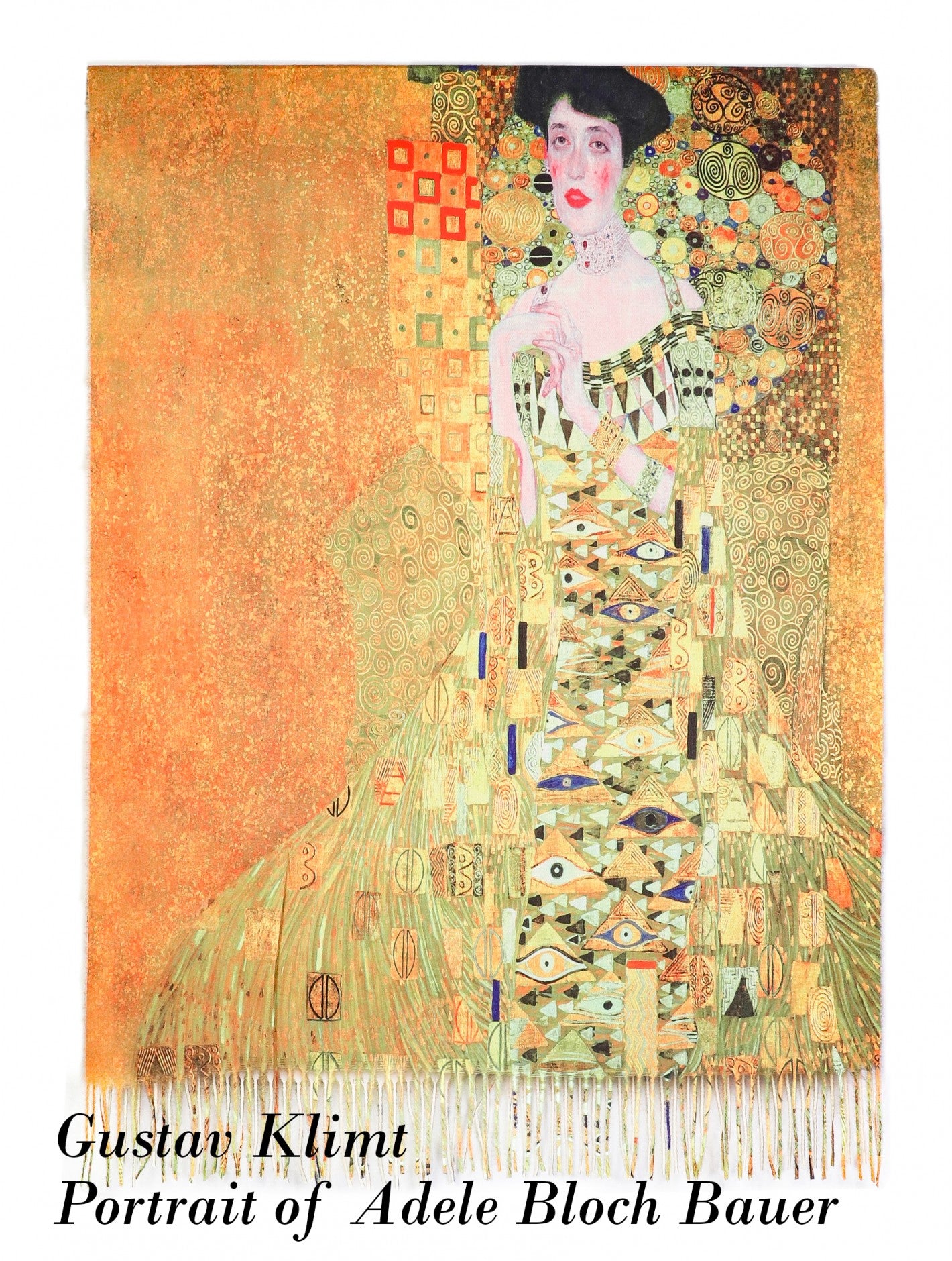 Cherie Bliss Oil Painting Scarf "Gustav Klint - Portrait of Adele Bloch Bauer" SF1717