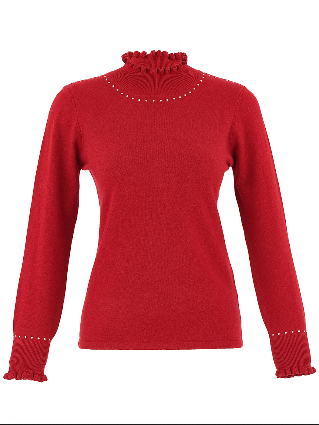 Dolcezza Knit Pullover Red 75309