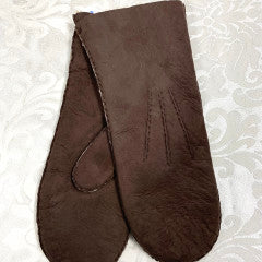 Albee Sheepskin Shearling Mitts Brown