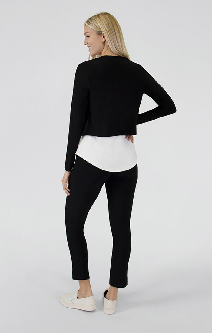 Sympli Clip Shrug Black 25114