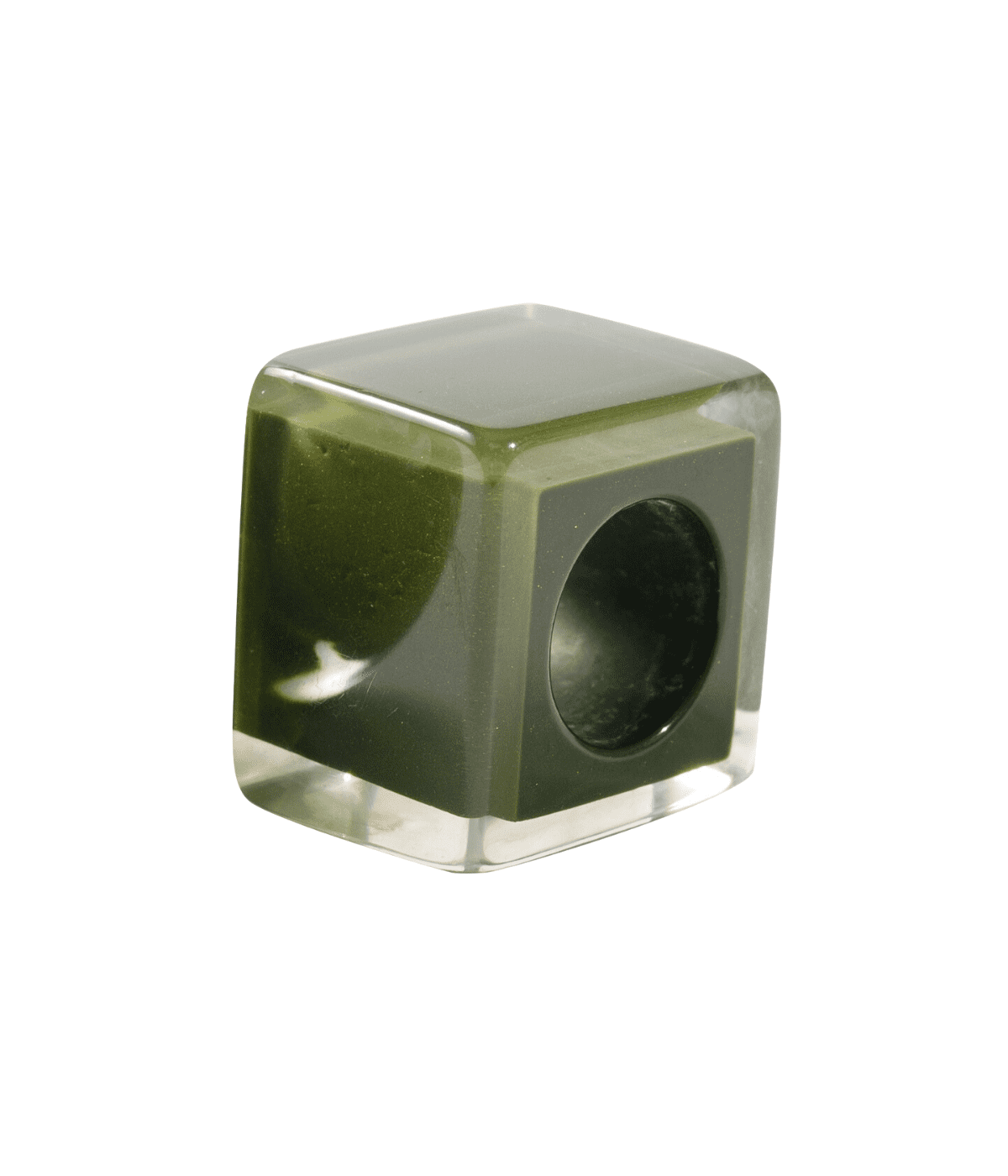 Zsiska Bliss Series Square Bead Green CGREE