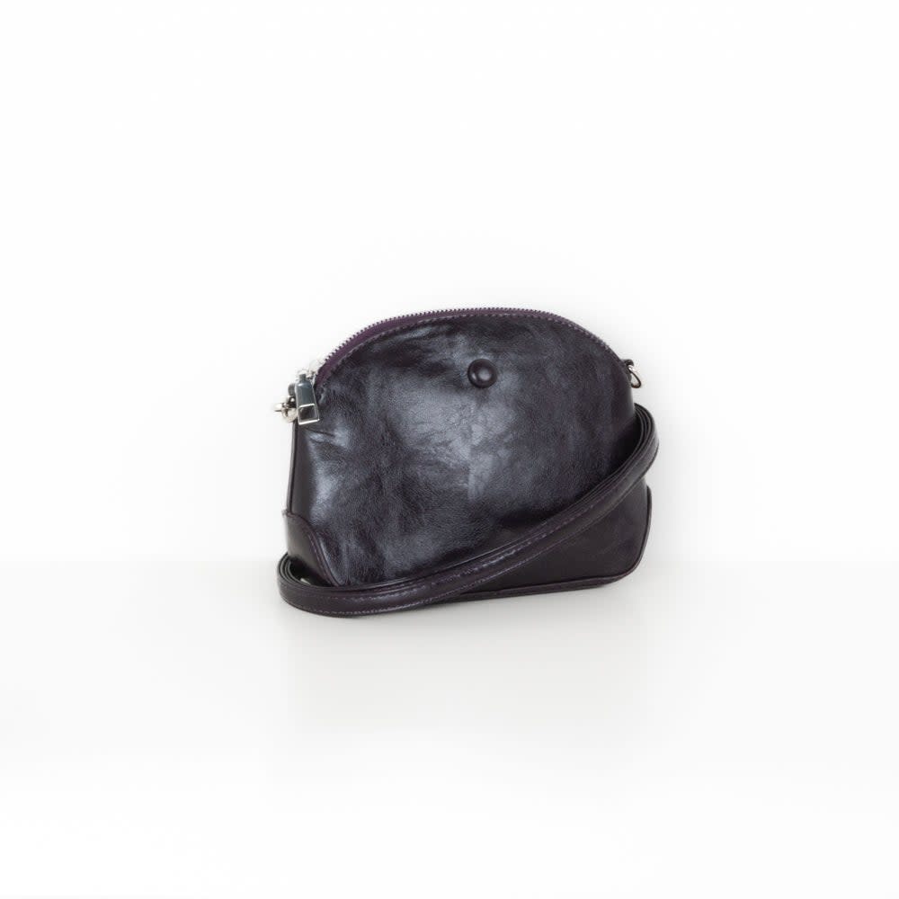 Caracol Small Domed XBody Bag Plum 7105-PLM