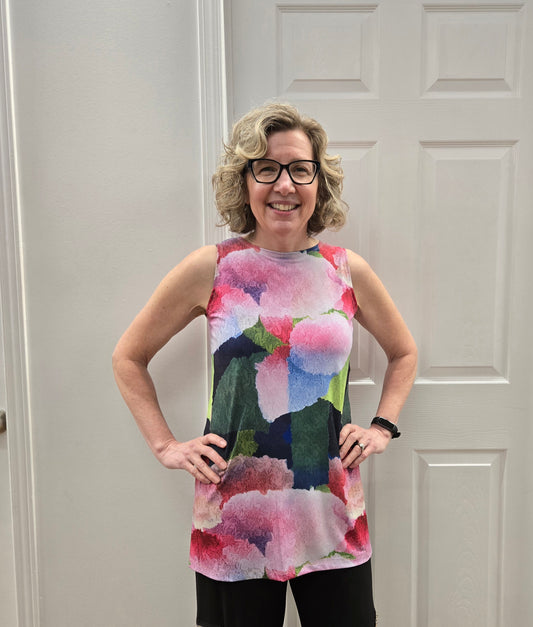 Sympli Sleeveless Nu Ideal Print  Petal Poetry 21151P