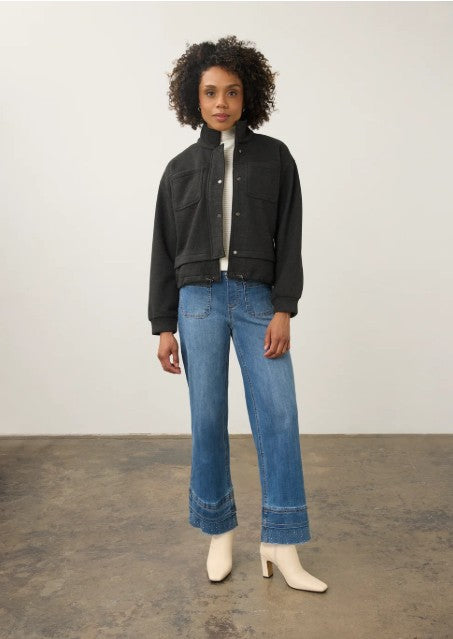 FDJ Bomber Knit Jacket Charcoal 11103281