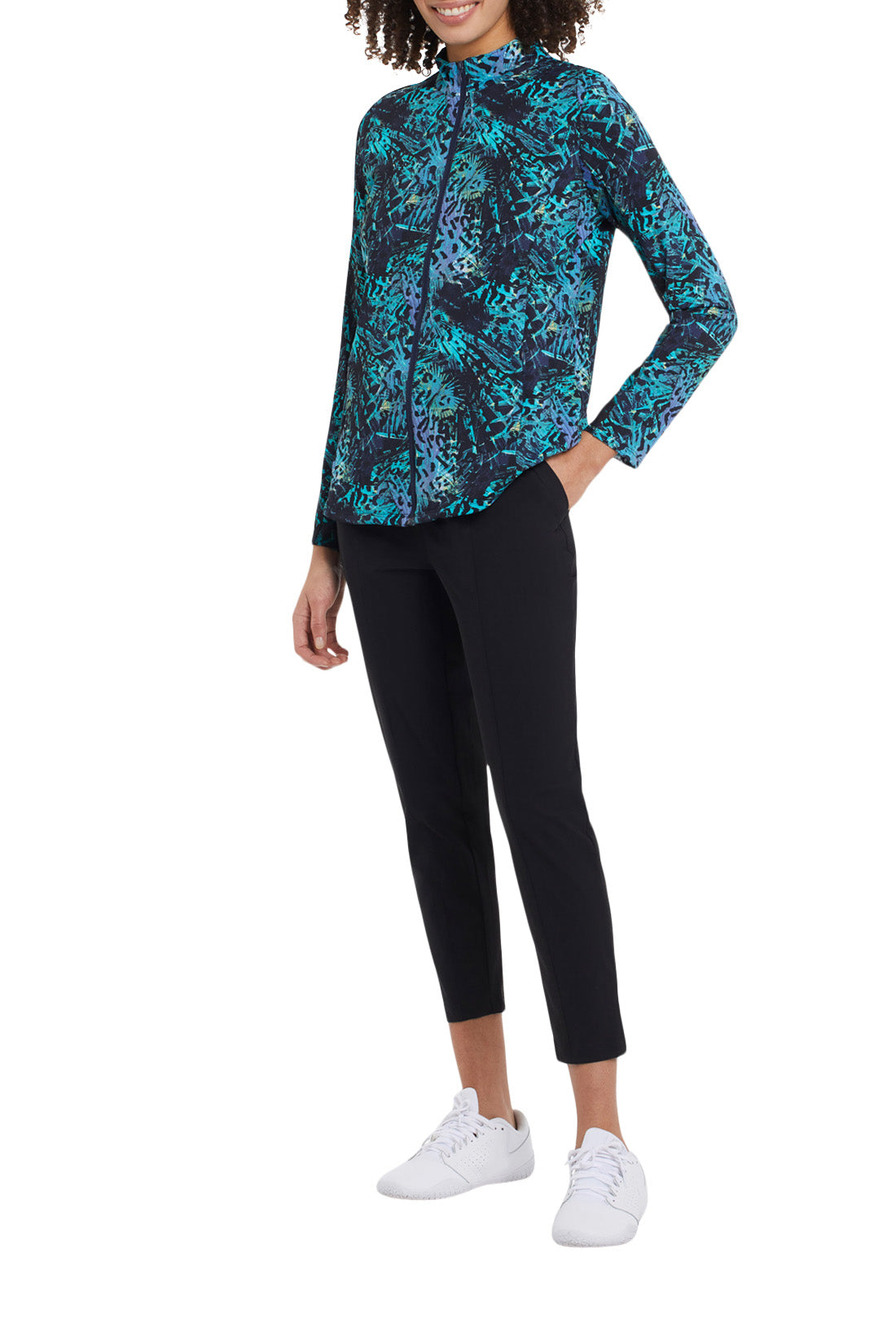 Tribal Pull On Capri Black 12070-3668-0002