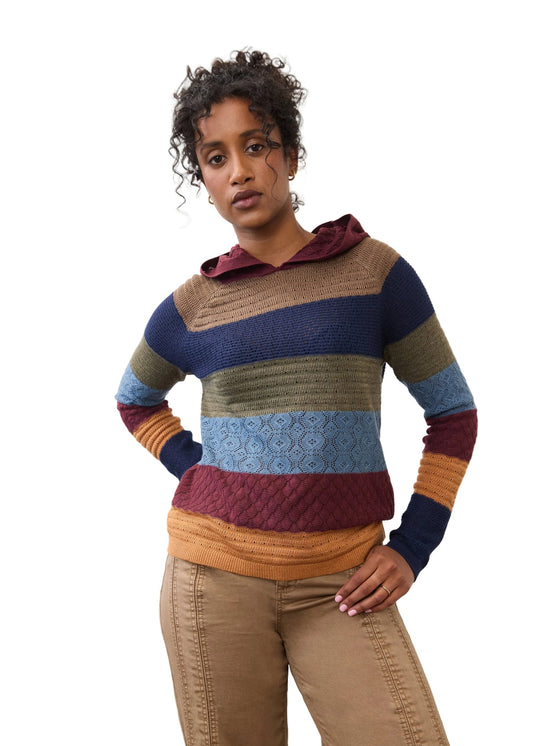 FDJ Hooded Stripe Sweater Multi 1274246