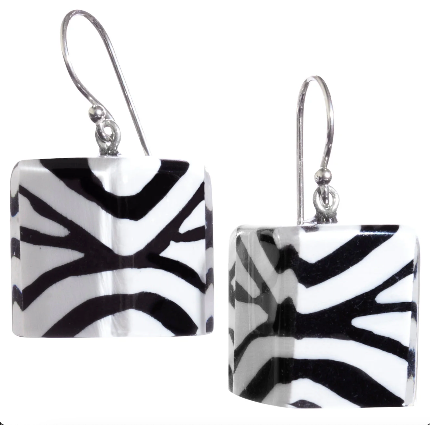 Zsiska Bliss Bead Earrings Zebra 1370501MU09Q00