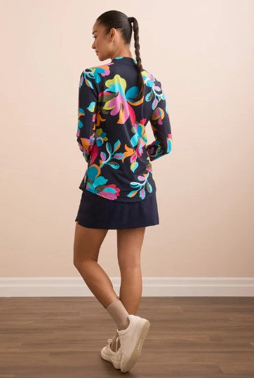 Tribal Performance L/S Top Ruby 14100-3024-0460