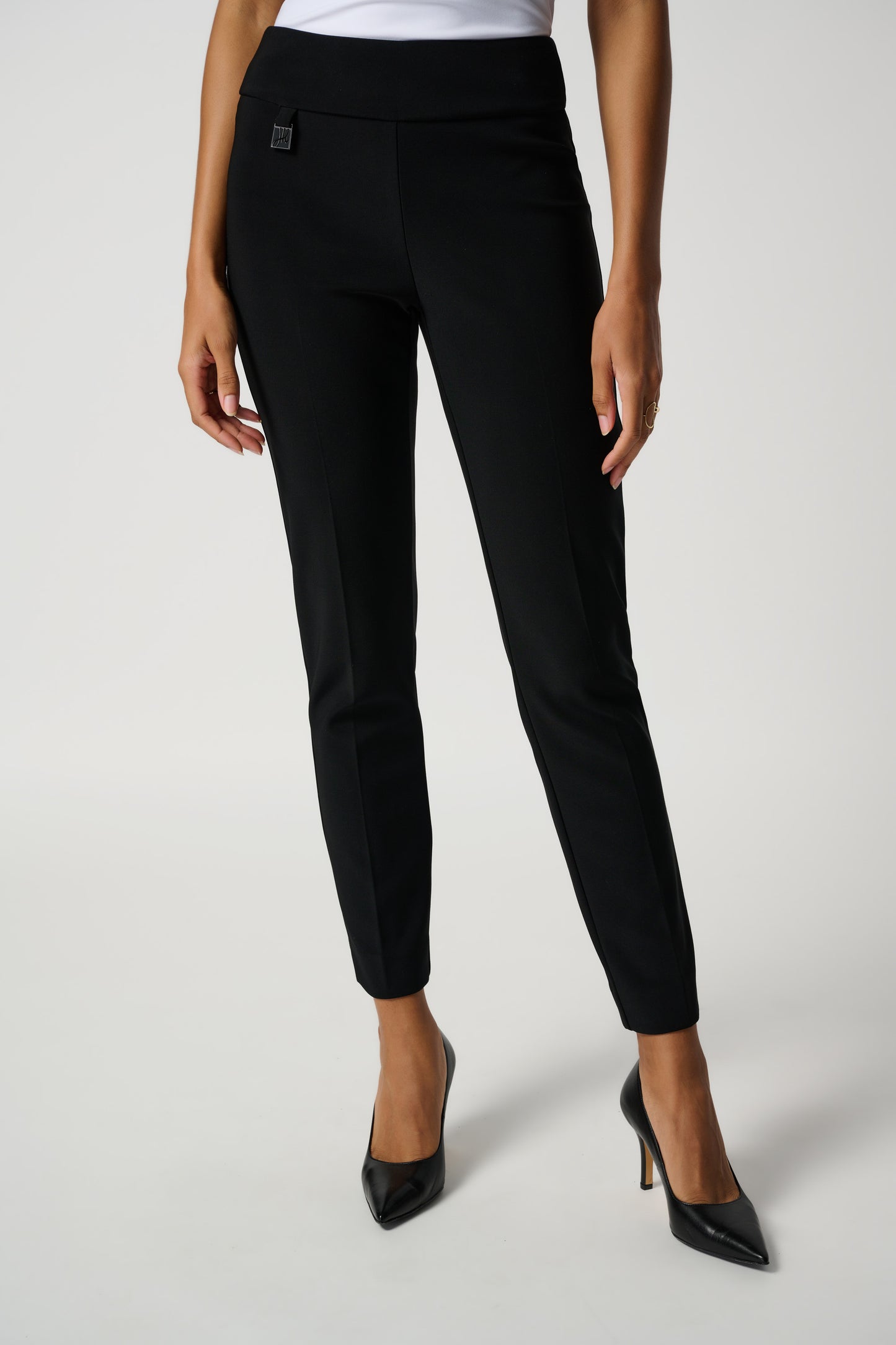 Joseph Ribkoff High Waist Slim Fit Pants  Black 144092