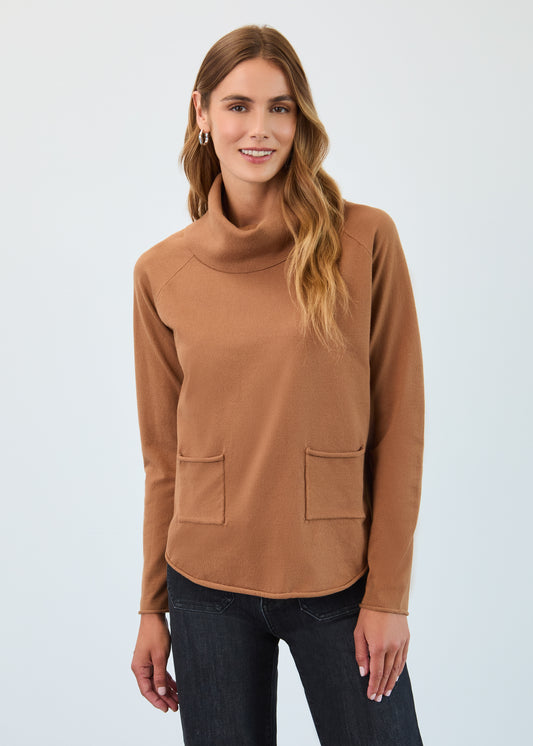 FDJ Cowl Neck Sweater  Bronze 1492212
