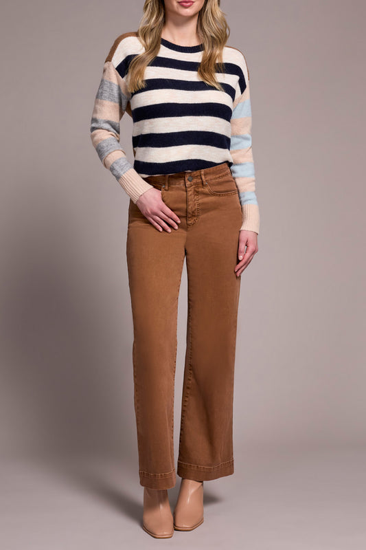 Tribal Fly Front 5 Pocket Pant Walnut 18610-2020W-0933