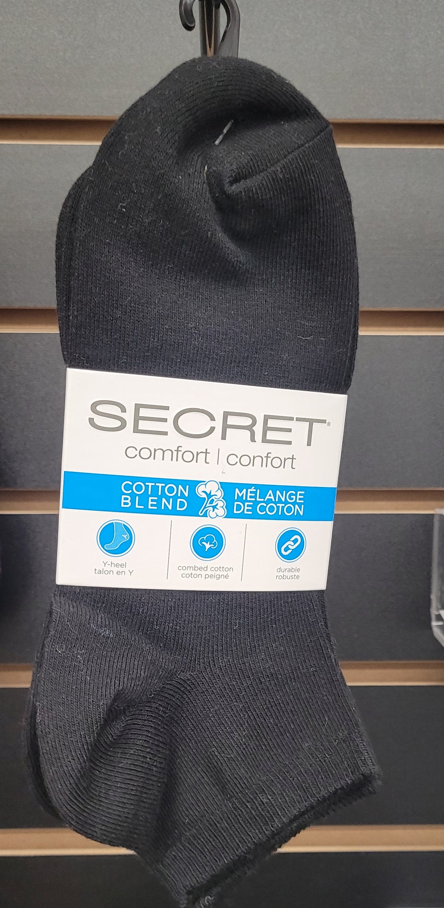Secret Comfort Low Cut Black 6964A