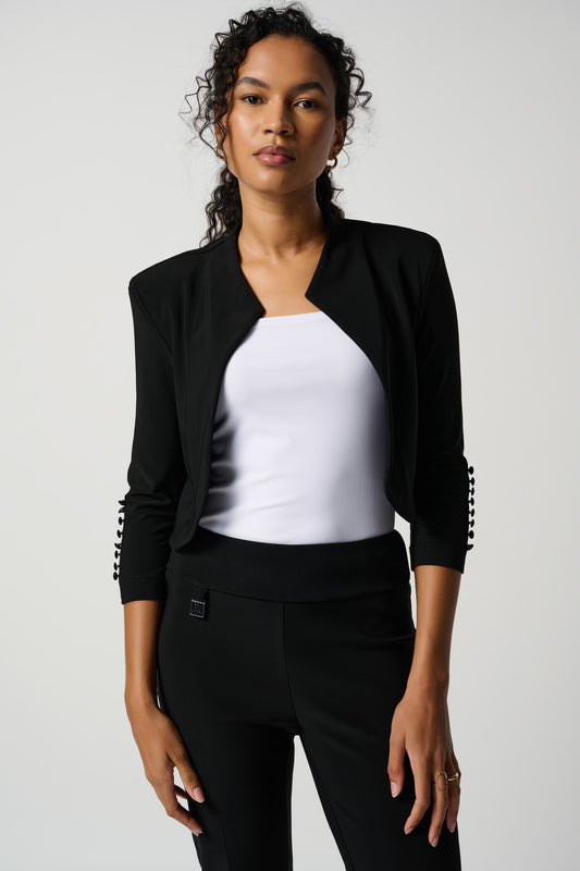 Joseph Ribkoff Black Bolero 213707P