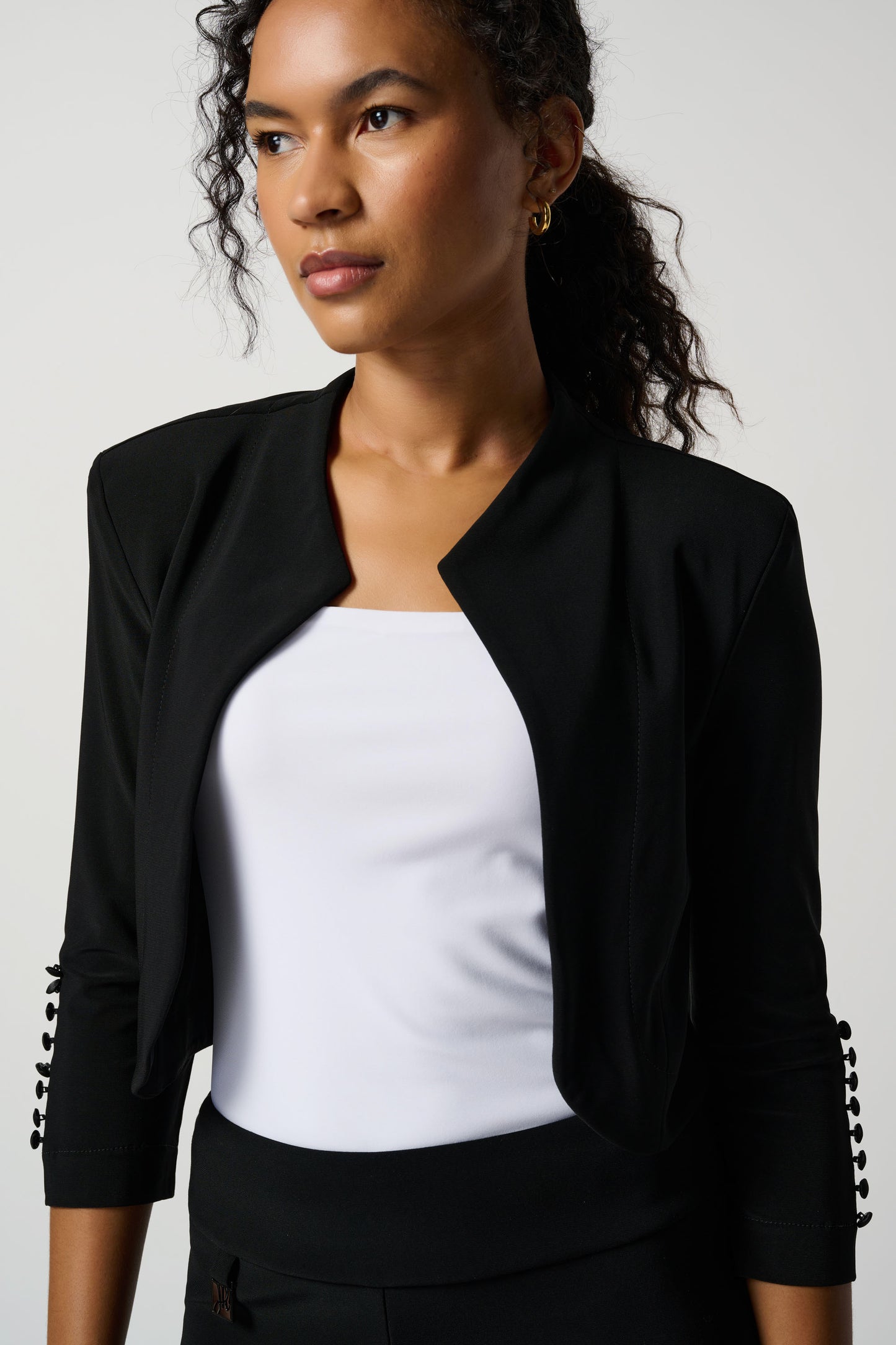 Joseph Ribkoff Black Bolero 213707P