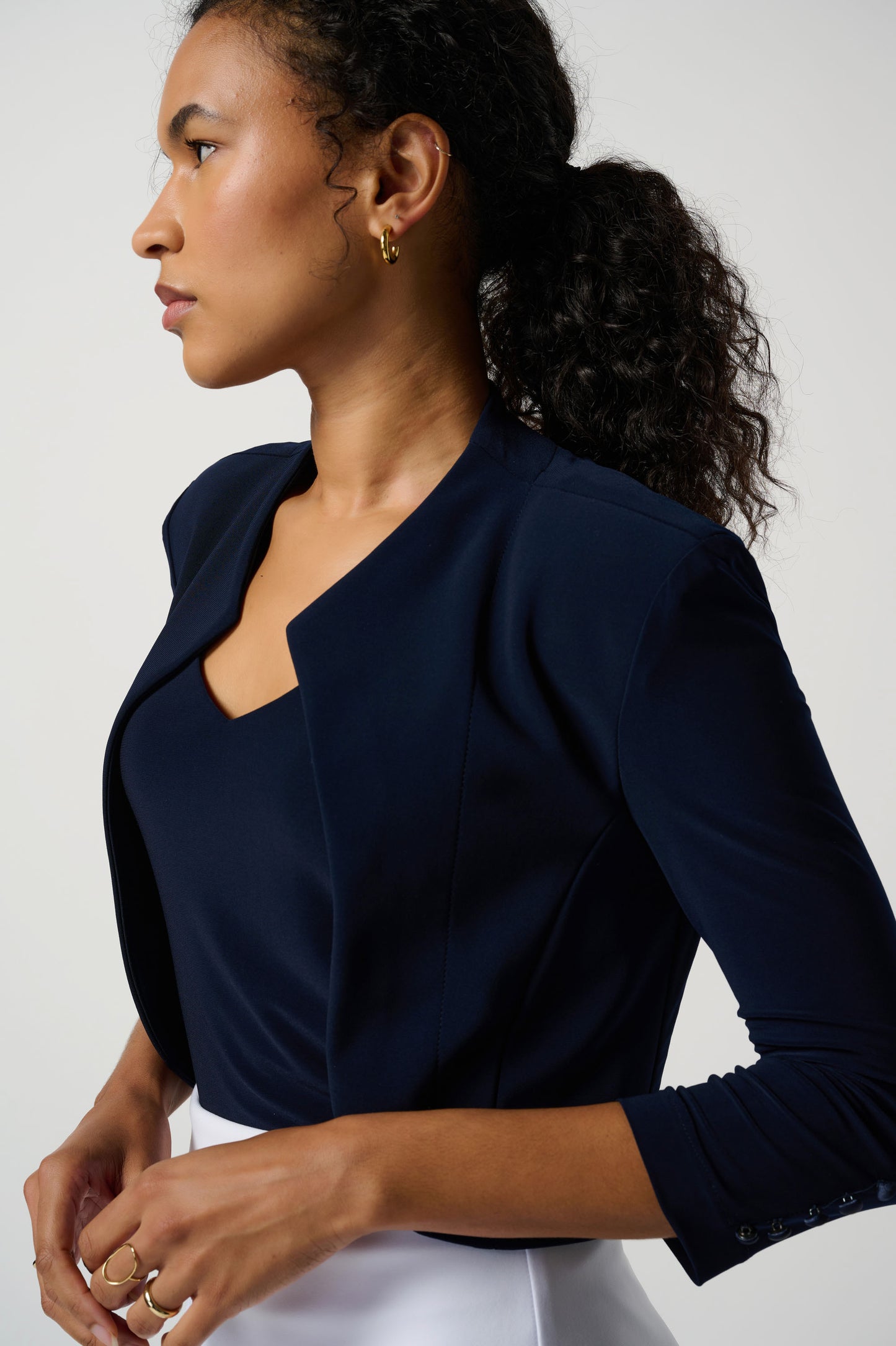 Joseph Ribkoff  Midnight Blue Bolero 213707P
