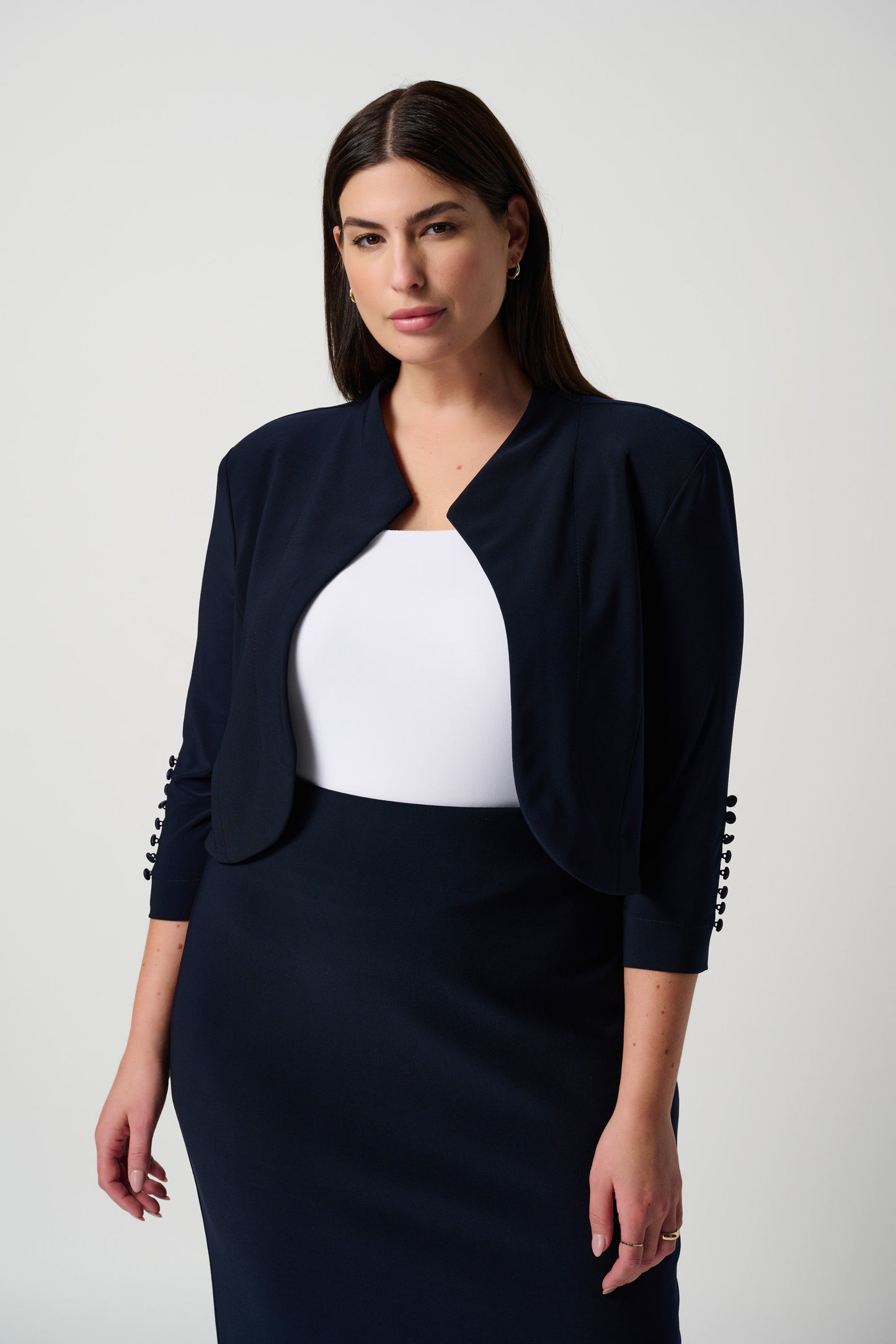 Joseph Ribkoff  Midnight Blue Bolero 213707P