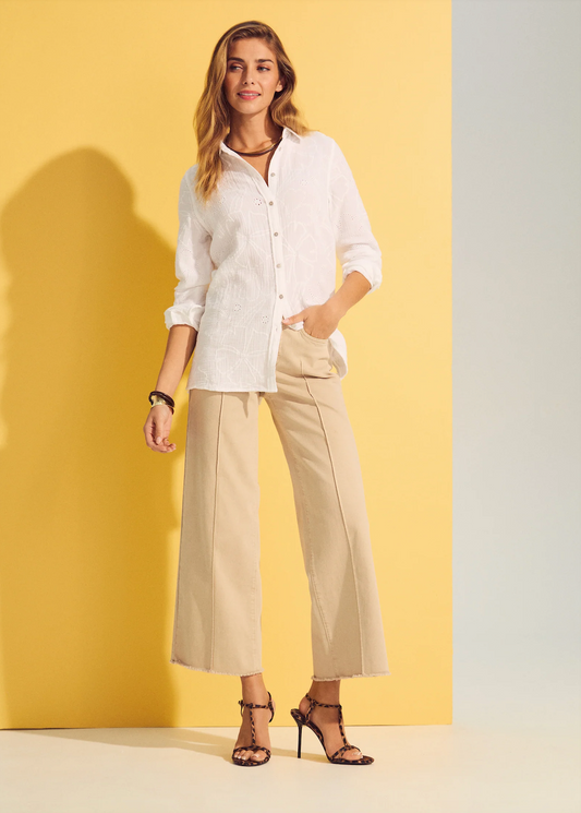 FDJ Olivia Wide Ankle Pant  Sandstone 2201511