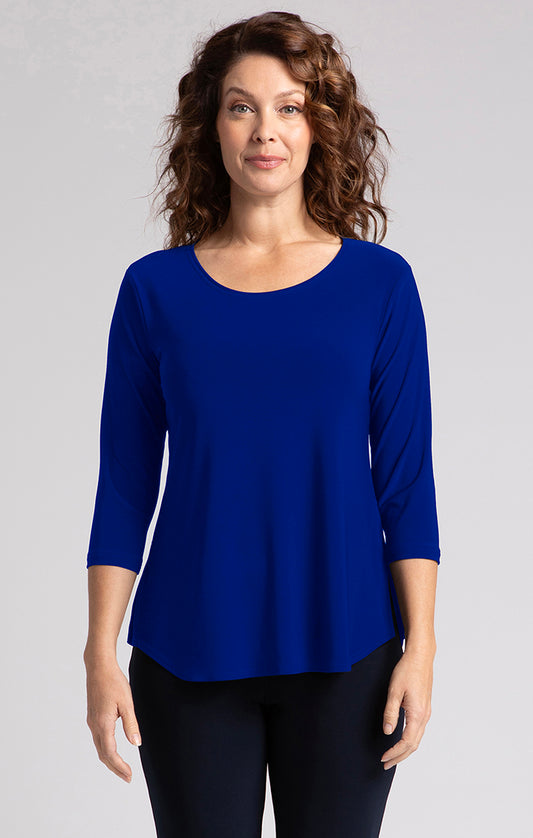 Sympli Go To Classic T Relax, 3/4 Sleeve Lapis 22110R-2
