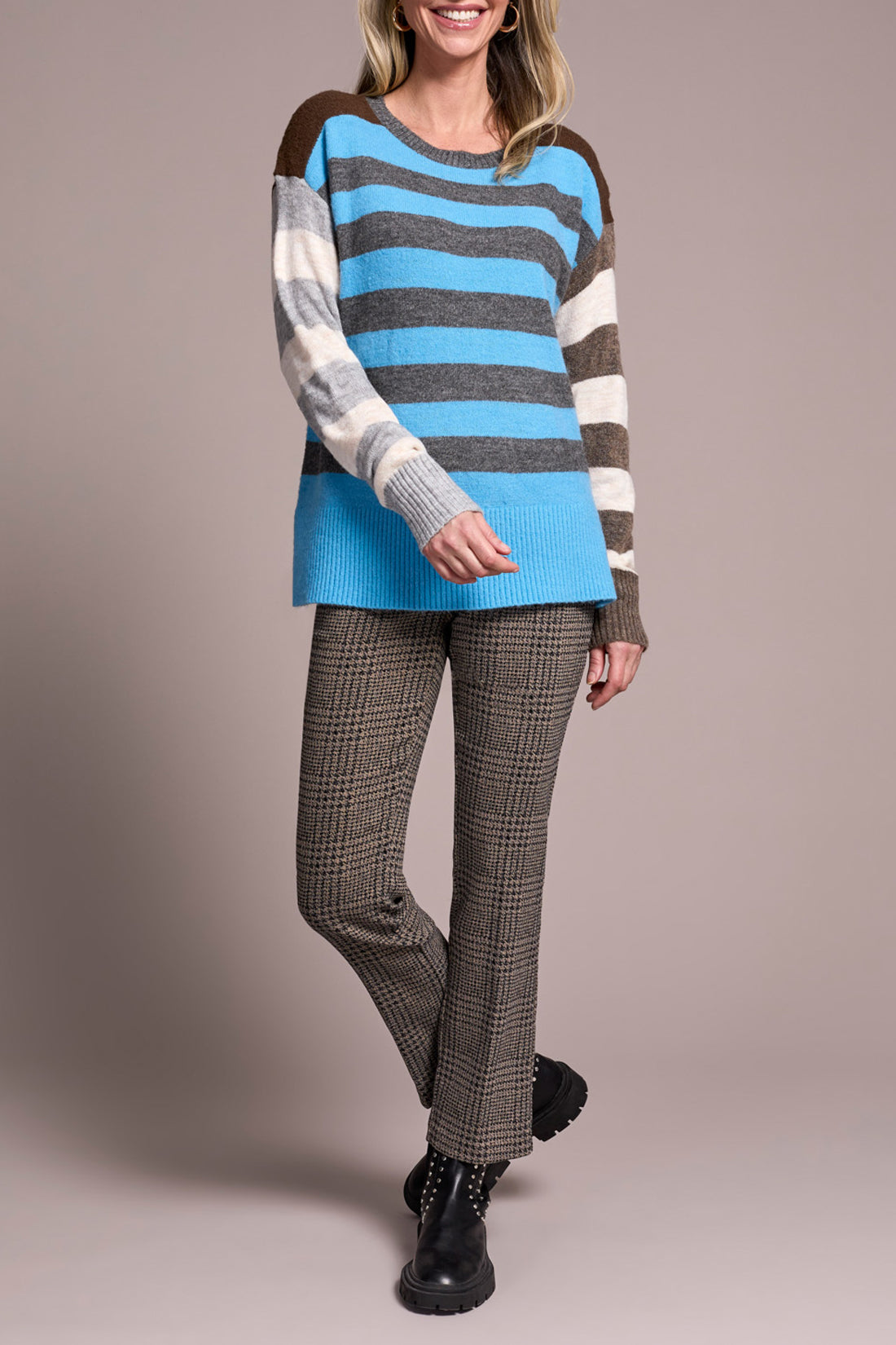 Tribal L/S Boat Neck Sweater Celestial 22500-8029-2275
