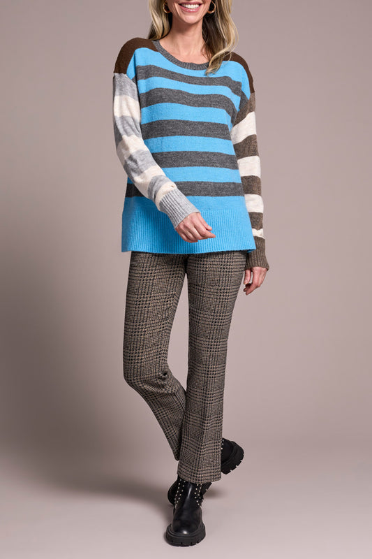 Tribal L/S Boat Neck Sweater Celestial 22500-8029-2275