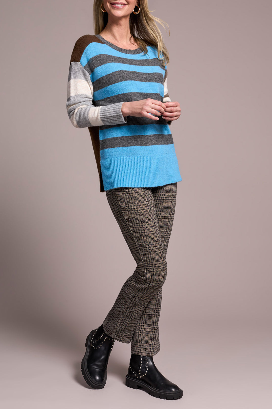Tribal L/S Boat Neck Sweater Celestial 22500-8029-2275