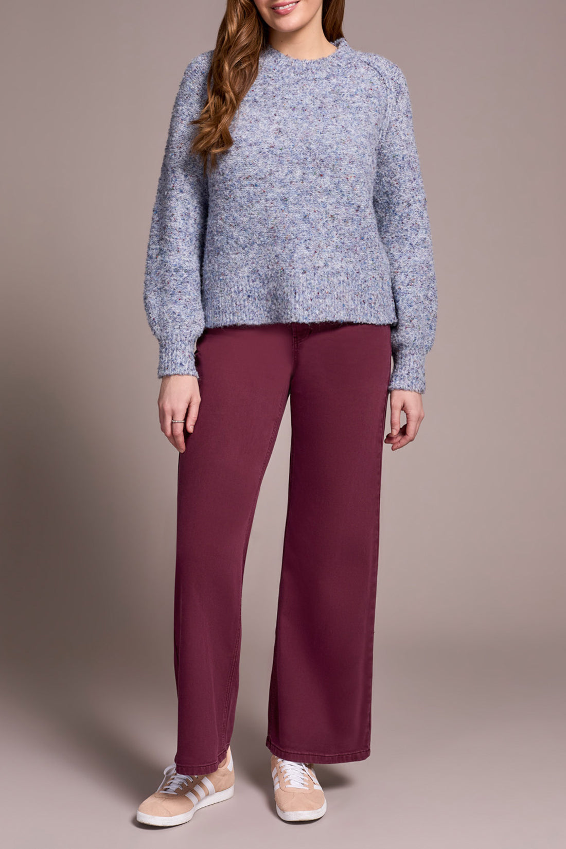 Tribal L/S Crew Neck Sweater  Marine 22580-8209-0292