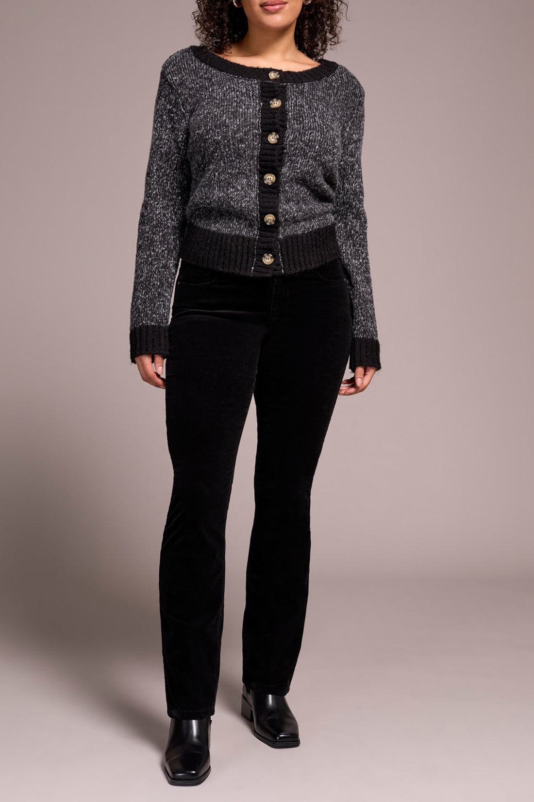 Tribal Fly Front 5 Pocket Pant  Black 23070-3779-0002
