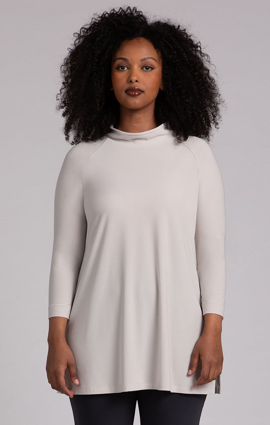 Sympli Svelte Funnel Neck Tunic Cashew 23229-5