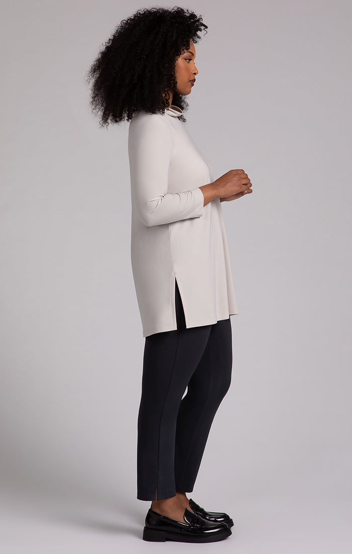 Sympli Svelte Funnel Neck Tunic Cashew 23229-5