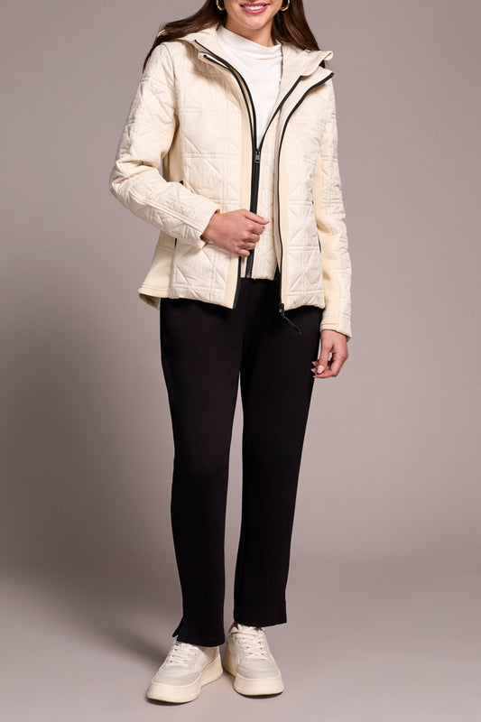 Tribal L/S Zip Front Puffer w/Removable Hood  Moonstone 23530-3789-3111