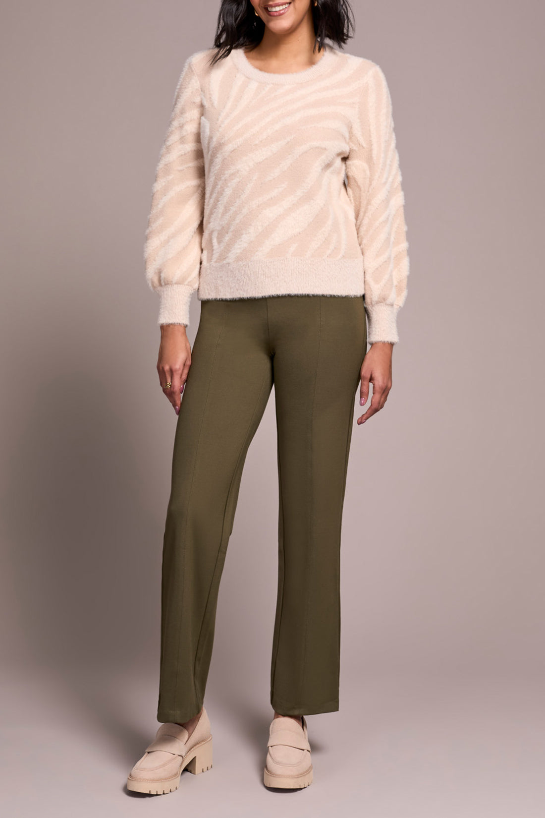 Tribal L/S Crewneck Sweater Sandstone 23560-8322-0874