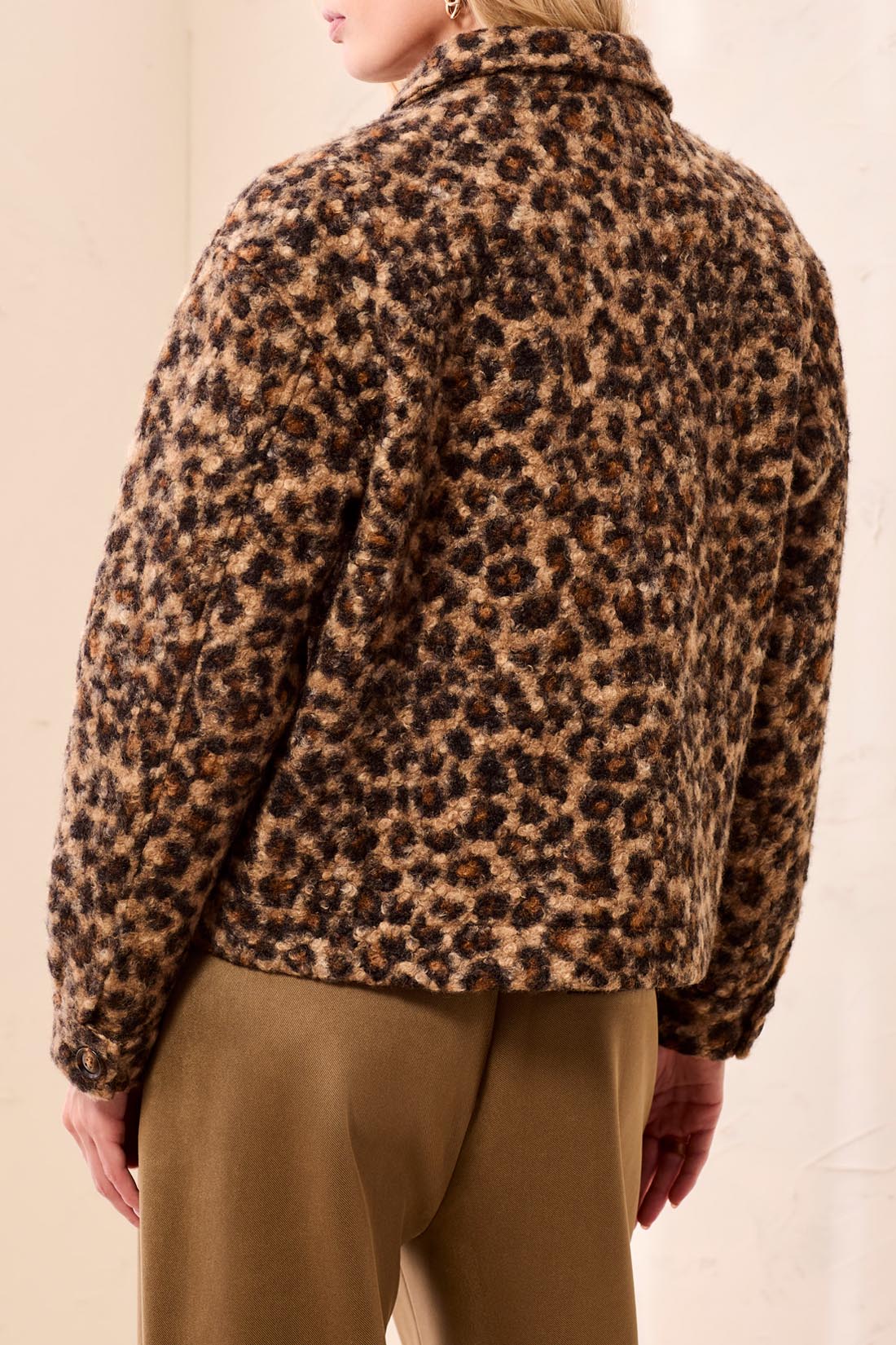 Tribal L/S Button Front Coat w/Lining Hickory 23700-8521-3388