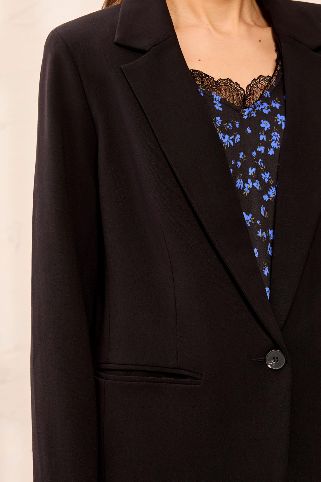 Tribal L/S Lined Blazer Black 23710-8410-0002