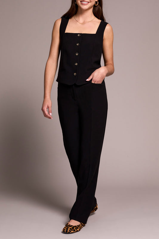 Tribal Fly Front Trouser Black 24000-8150-0002
