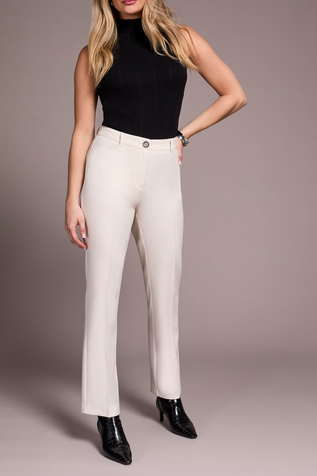 Tribal Fly Front Trouser Moonstone 24000-8150-3111