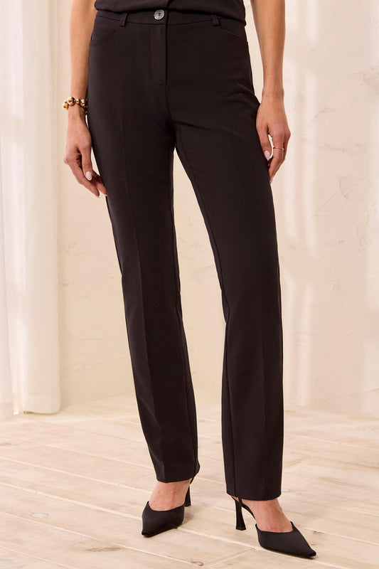 Tribal Fly Front Trouser w/ pockets Black 24000-8410-0002