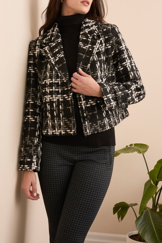 Tribal L/S Lined Blazer w/Pockets Black 24070-8295-0002