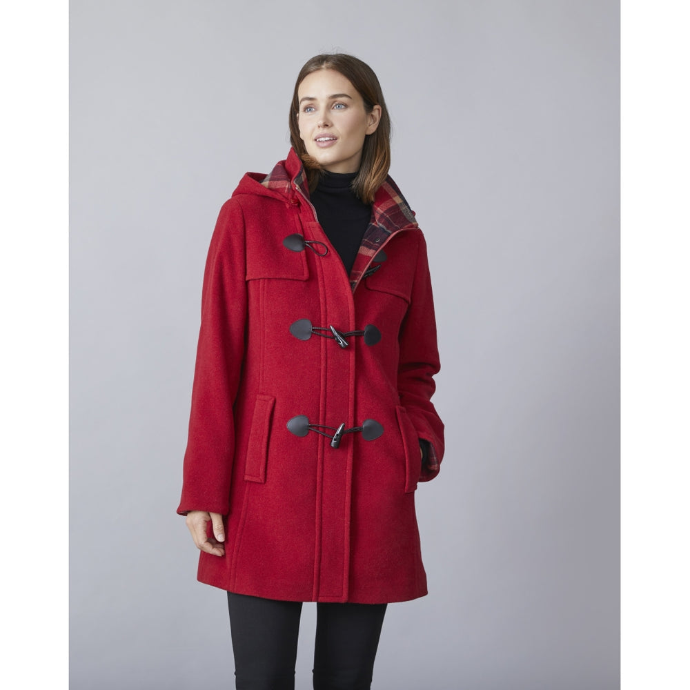 Junge Sophie Duffel Coat Scarlet 2414
