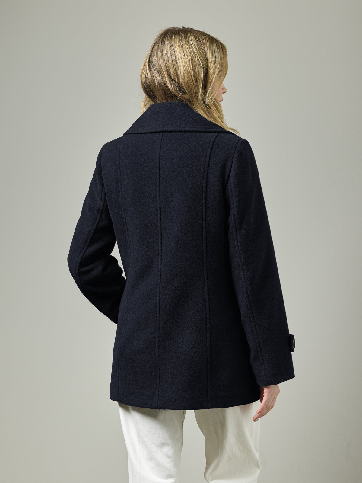 Junge Orchid Coat Navy 2419